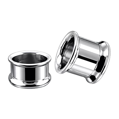 316L Surgical Steel Internally Threaded Ear Flesh Tunnel