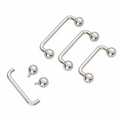 G23 Titanium Internally Threaded Staple Surface Barbell – 14G (1.6mm)