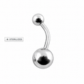 EO Gas Sterilized 316L Surgical Steel Belly Banana Ring – 14G (1.6mm)