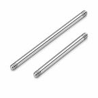 316L Surgical Steel Threaded Straight Barbell Accessories – 14G (1.6mm) & 16G (1.2mm)