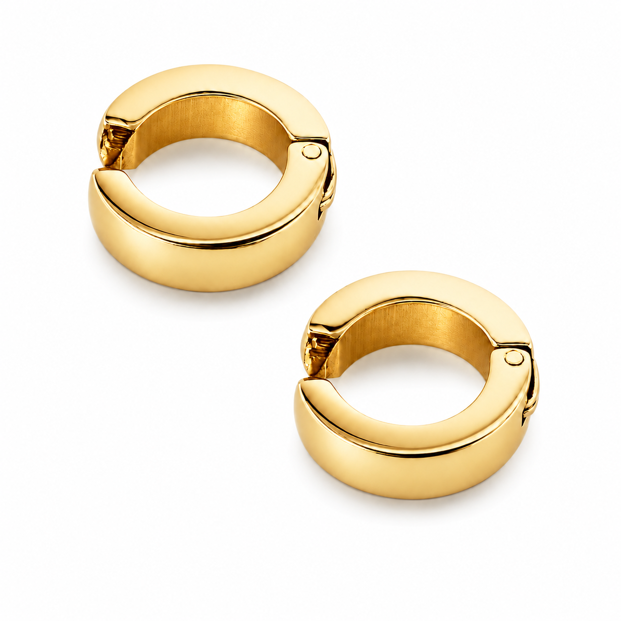 PVD Plated 316L Surgical Steel Fake Ear Clip – Non-Piercing Ear Jewellery Pair