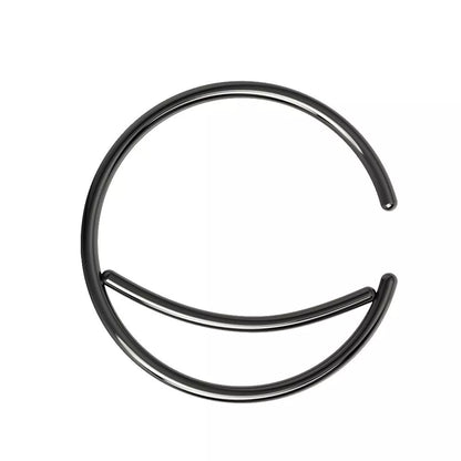 Surgical Steel Crescent Moon Bendable Hoop Ring – 20G (0.8mm) 10mm